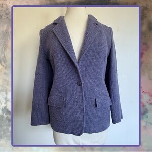Vintage PENDLETON Lavender Purple Wool Tweed Blazer